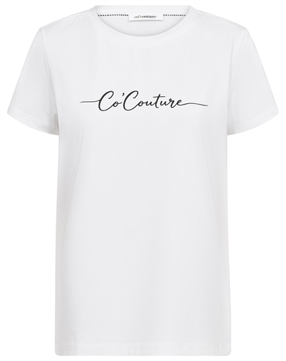 Co'Couture - Signature Script T-shirt - White